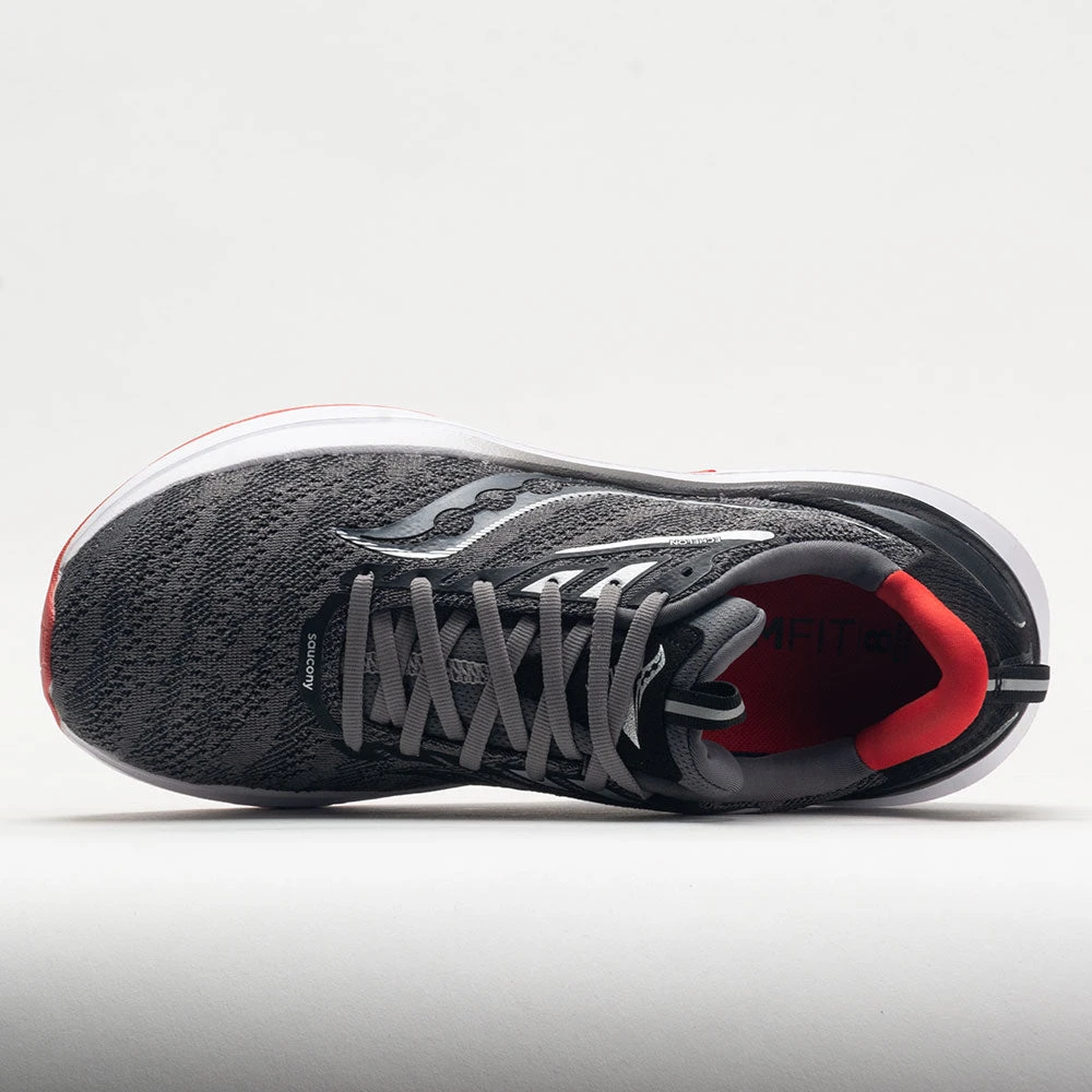 Saucony Echelon 9 Men's Charcoal/Red Sky - Image 3