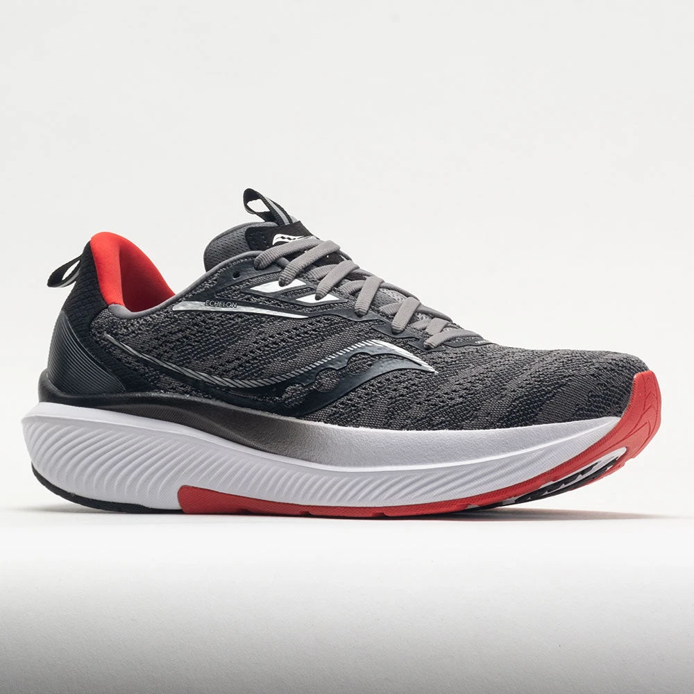 Saucony Echelon 9 Men's Charcoal/Red Sky - Image 5
